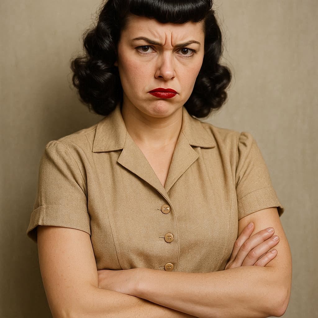 sales staff frowning